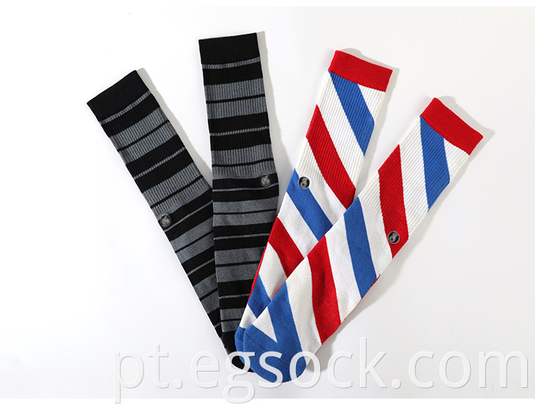 custom logo jacquard socks